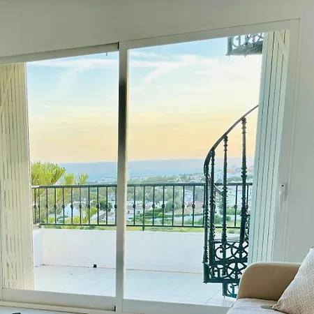 Two Bed, Two Bath Apartment With 360 Degree Sea Views With Balcony And Roof Terrace - Riviera, Mijas Costa Exterior foto